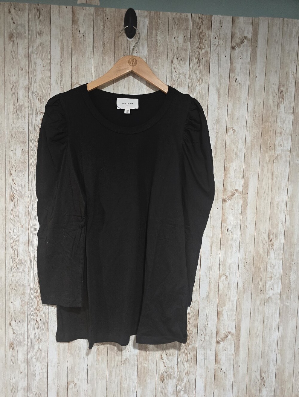 Pomander Place Tuckernuck Black Vesty Long Sleeve Crew XXL